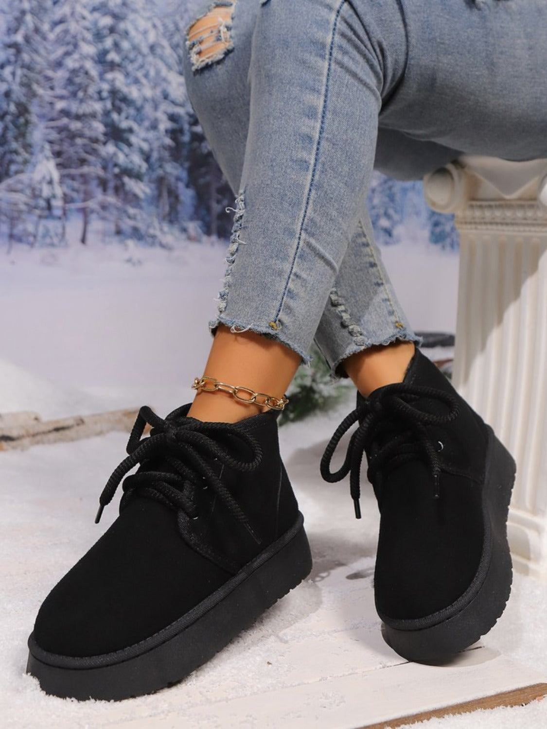 Anmutige Orthopädische Stiefel für modernen Look