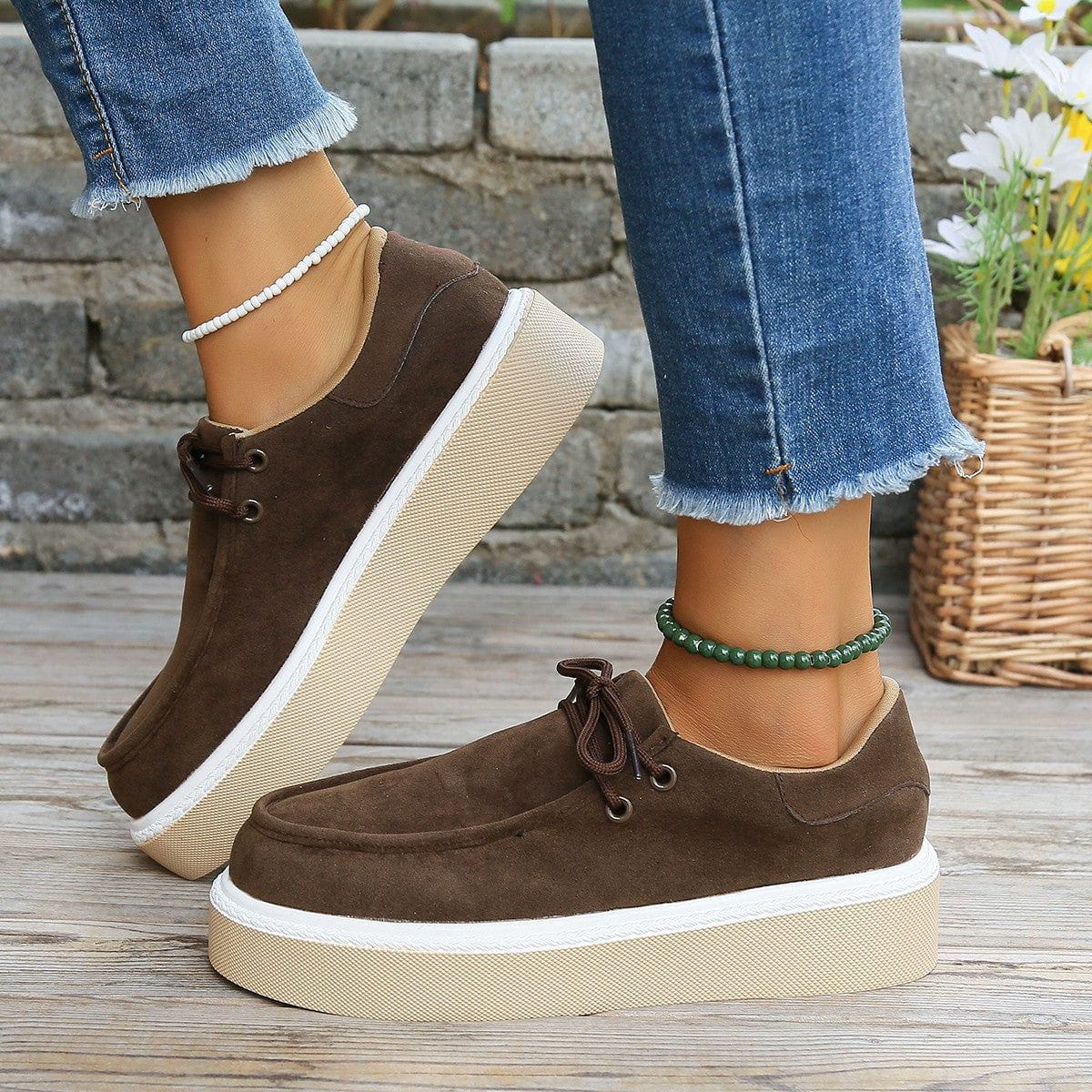 MW | Damen Fat-Up Flats mit dicker Sohle Sneakers