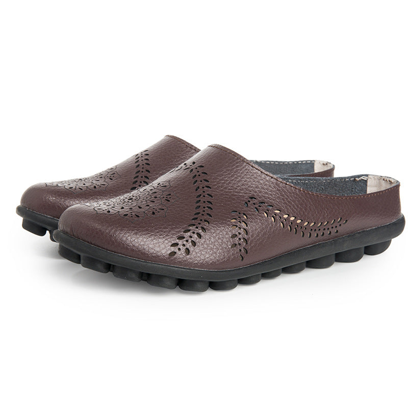 MW | Echtes Leder Damen Flats Loafers