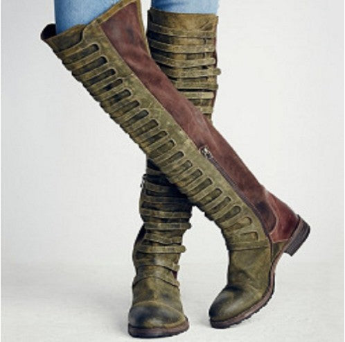 Vintage inspirierte Orthopädische Stiefel