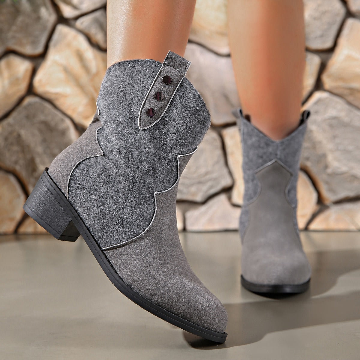 Vintage inspirierte Orthopädische Stiefel