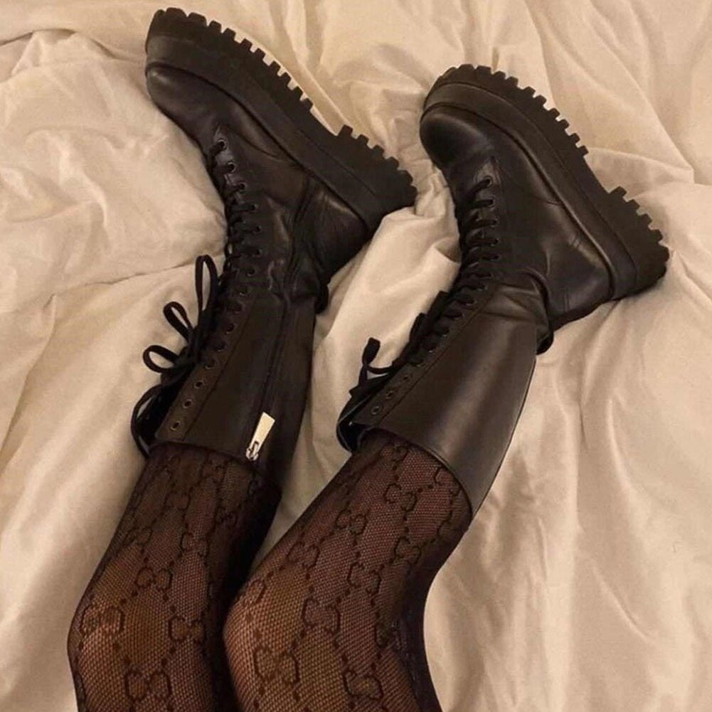 Vintage inspirierte Orthopädische Stiefel