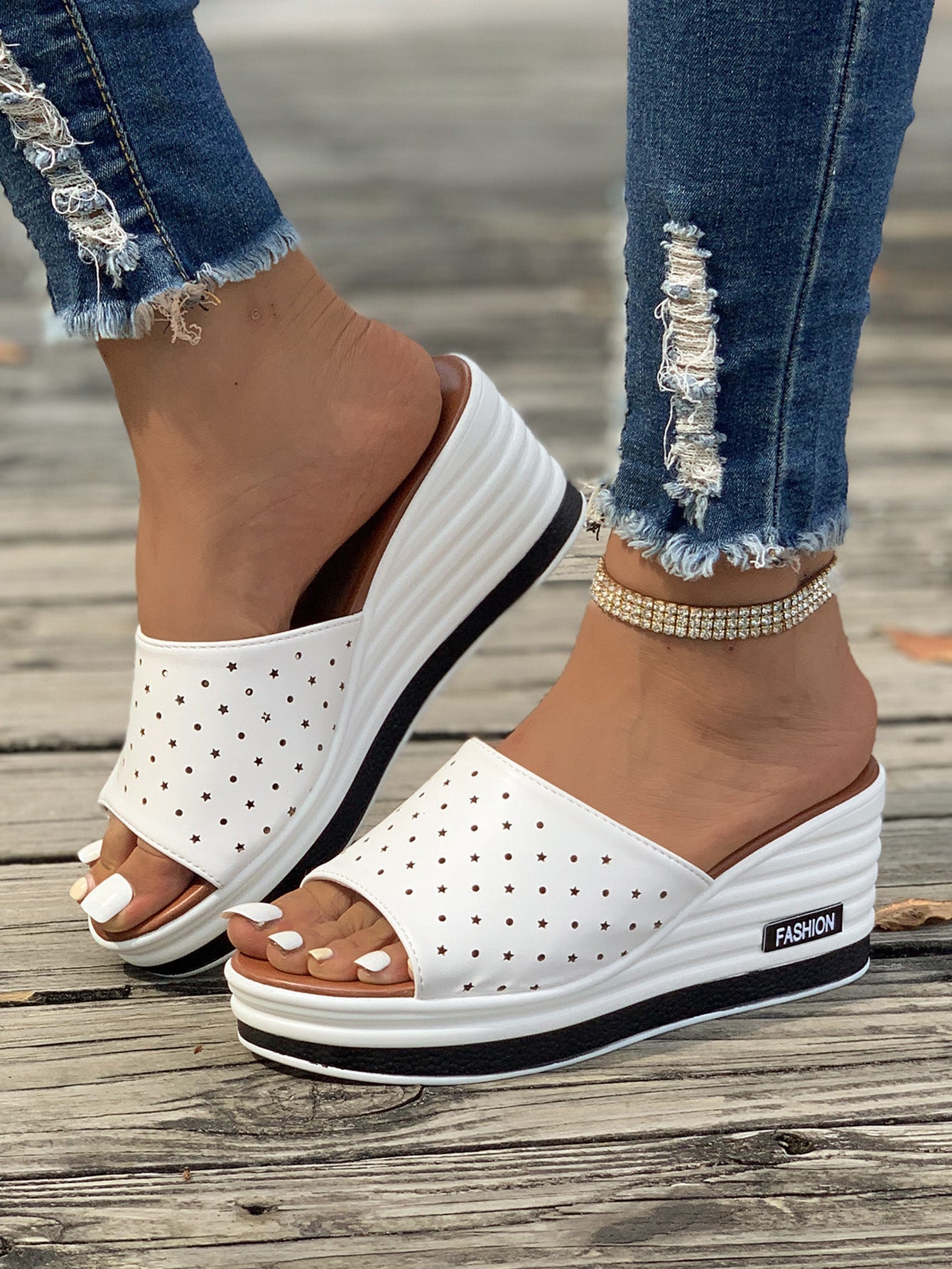 MW | Fischmaul Keile Sommer Sandalen