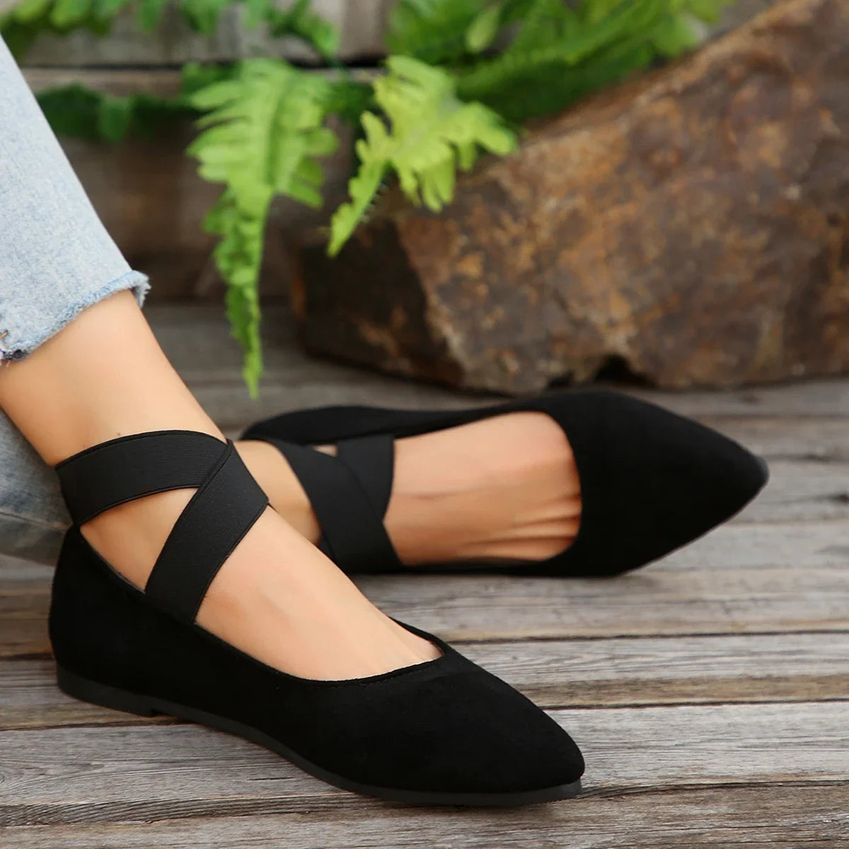 Lässige und stützende orthopädische Schuhe