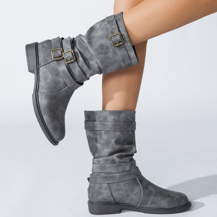 Vintage inspirierte Orthopädische Stiefel