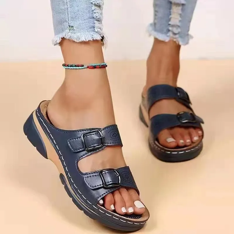 MW | Bequeme Damen-Sandalen mit offener Spitze