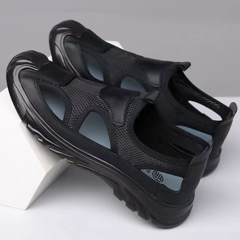 MW | Herren Sandalen aus Mesh-Leder