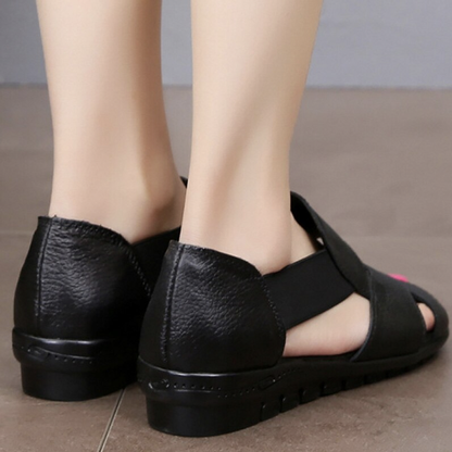 MW | Damen Leder Wedge Heels