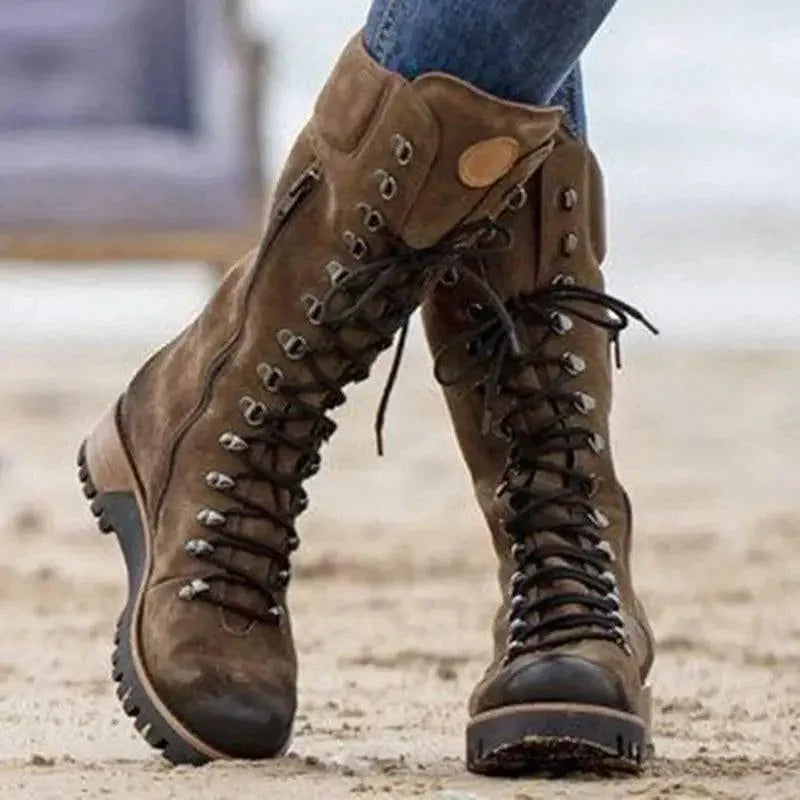 Vintage inspirierte Orthopädische Stiefel