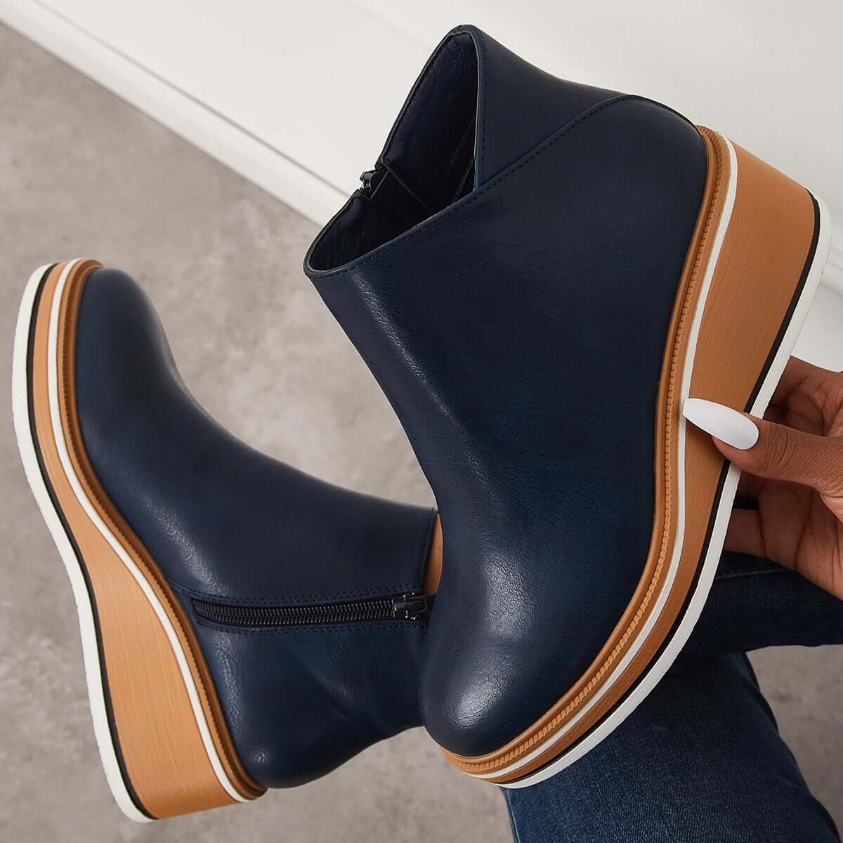 Vintage inspirierte Orthopädische Stiefel