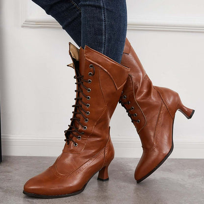 Vintage inspirierte Orthopädische Stiefel