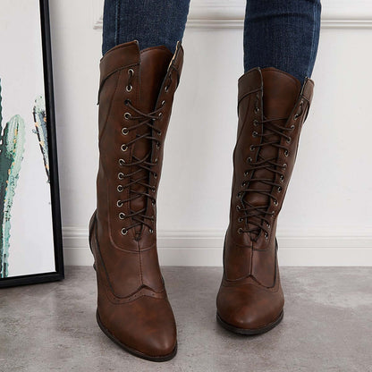 Vintage inspirierte Orthopädische Stiefel