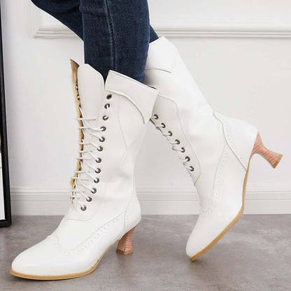 Vintage inspirierte Orthopädische Stiefel