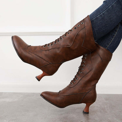 Vintage inspirierte Orthopädische Stiefel