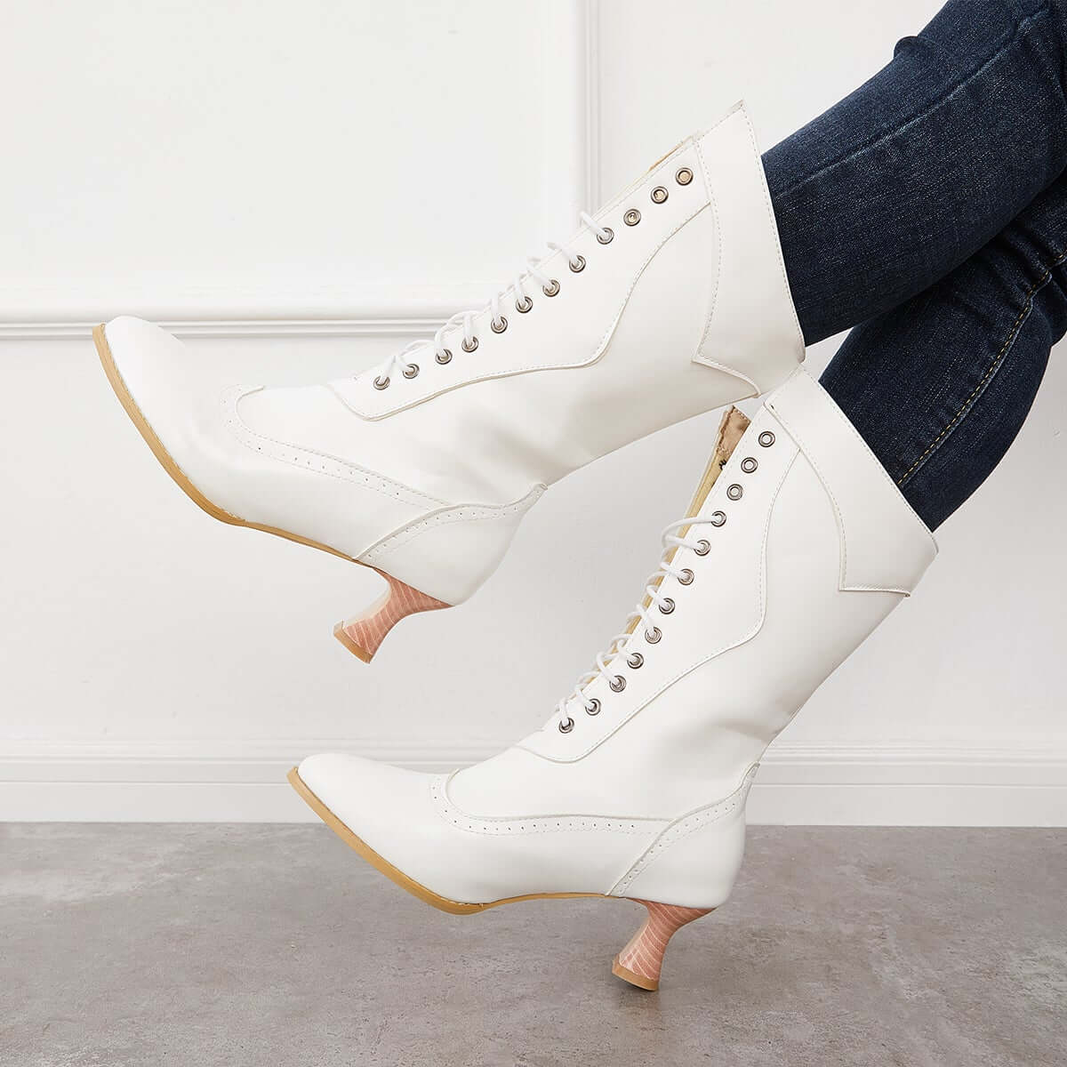 Vintage inspirierte Orthopädische Stiefel