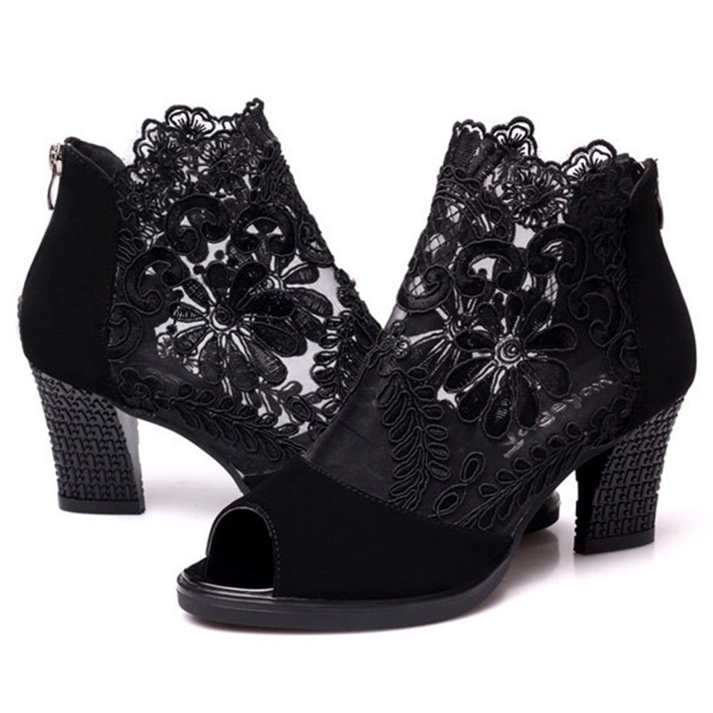 Vintage inspirierte Orthopädische Sandalen