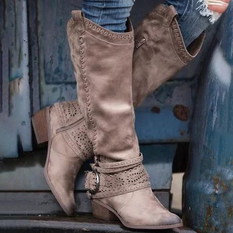 Vintage inspirierte Orthopädische Stiefel