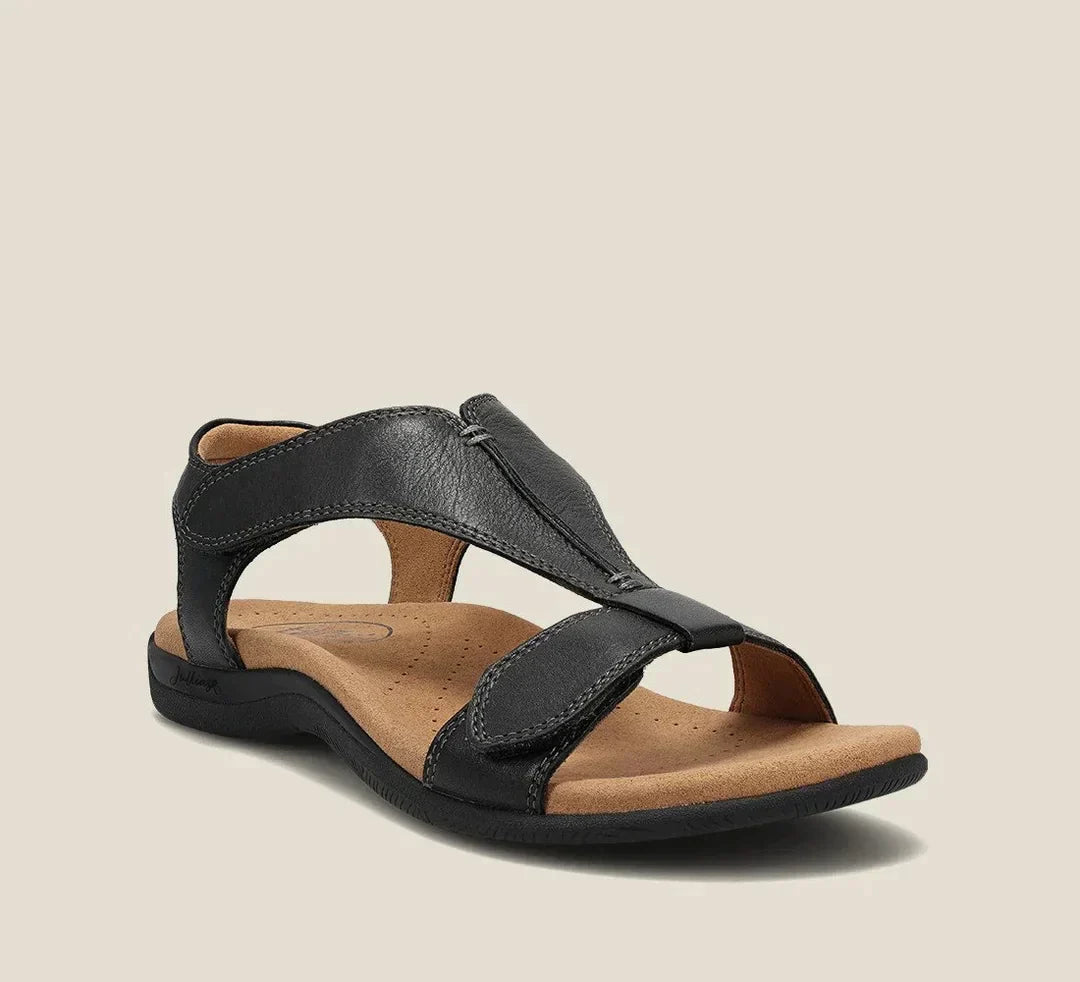 MW | Orthopädische Damen-Sandalen mit niedrigen Absätzen