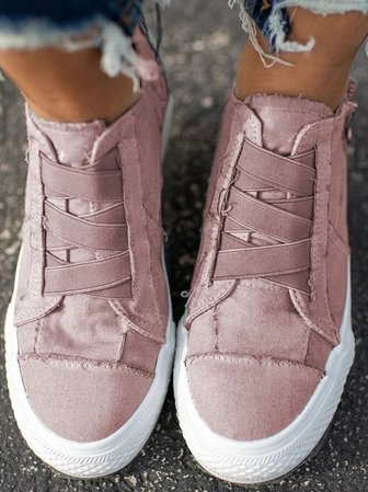 MW | Damen Canvas Low Heel All Season Turnschuhe