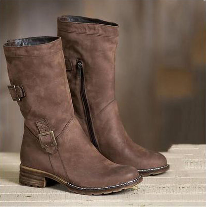 Vintage inspirierte Orthopädische Stiefel