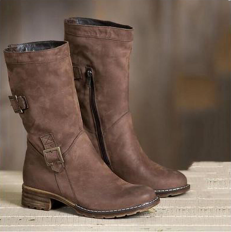 Vintage inspirierte Orthopädische Stiefel