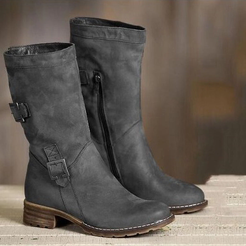 Vintage inspirierte Orthopädische Stiefel