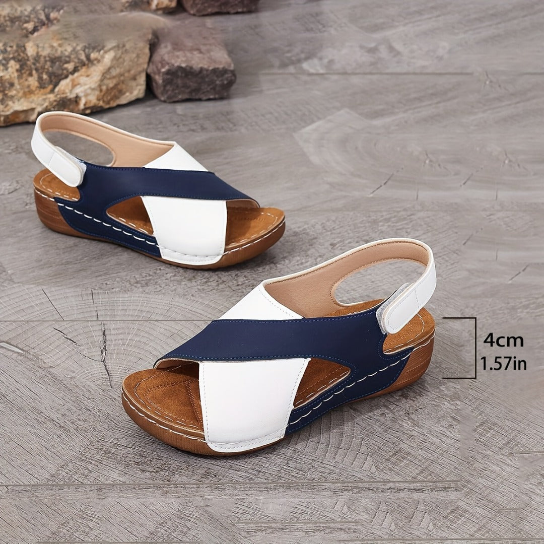 MW | Farbe Orthopädische Keilsandalen für Frauen