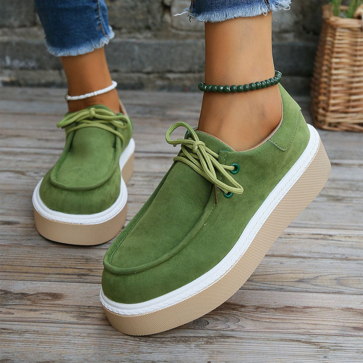 MW | Damen Fat-Up Flats mit dicker Sohle Sneakers
