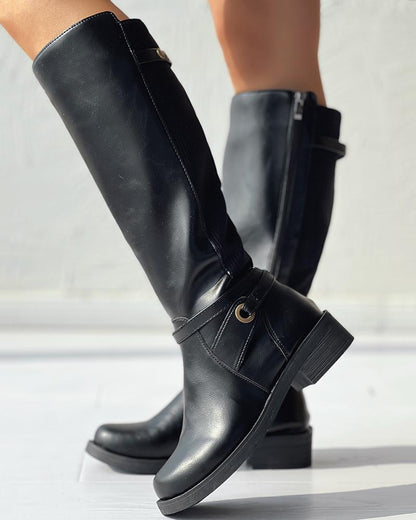 Klassische Orthopädische Stiefel mit zeitlosem Stil