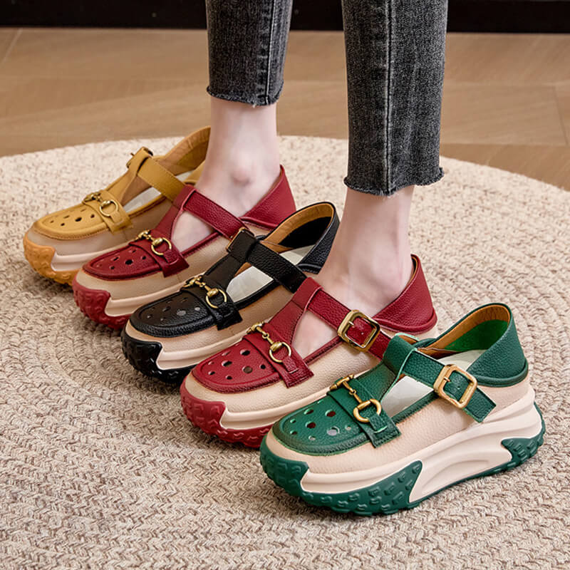 MW Women's Casual Lace Up Hollow Sommer Sandalen
