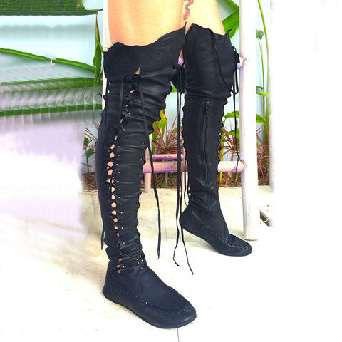 Vintage inspirierte Orthopädische Stiefel