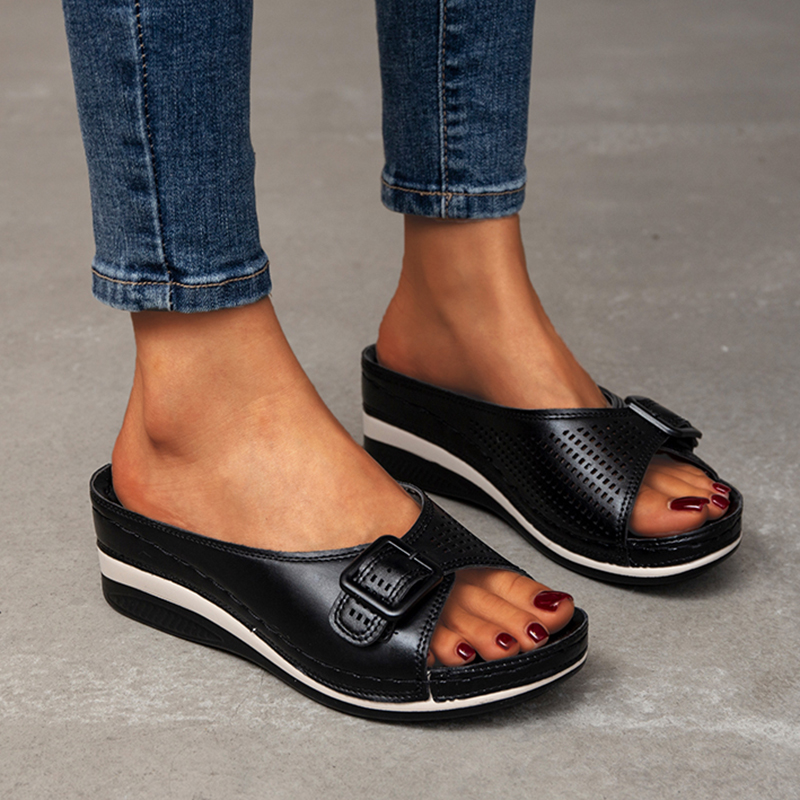 MW | Offene Zehe Plattform Freizeitschuhe