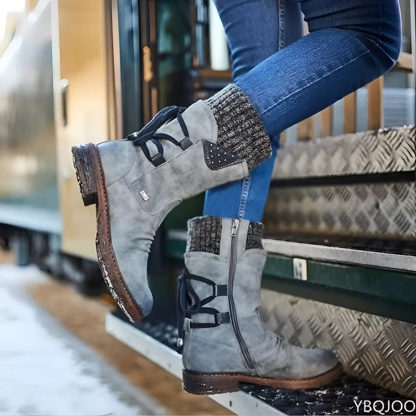 Anmutige Orthopädische Stiefel für modernen Look
