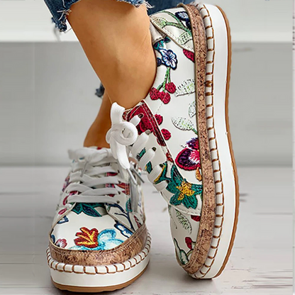 MW | Bequeme Sportschuhe mit Blumen
