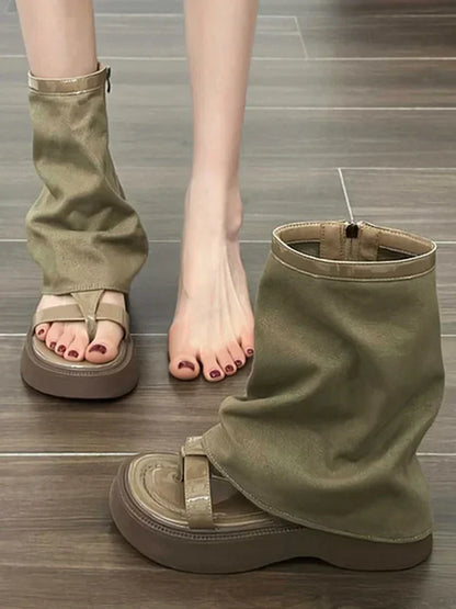 Vintage inspirierte Orthopädische Stiefel