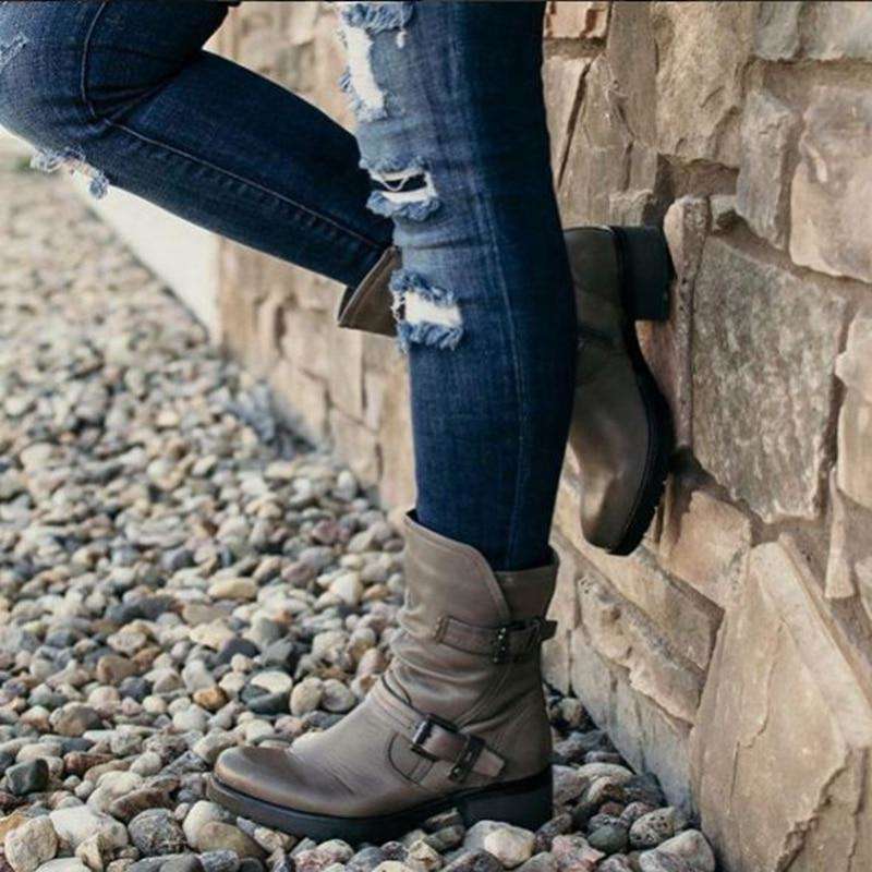 Schicke Orthopädische Stiefel mit einzigartigem Design
