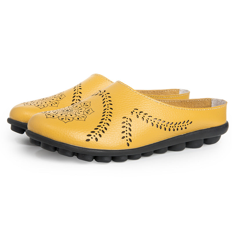 MW | Echtes Leder Damen Flats Loafers