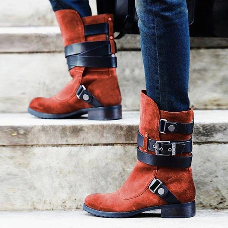 Vintage inspirierte Orthopädische Stiefel