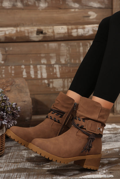 Vintage inspirierte Orthopädische Stiefel