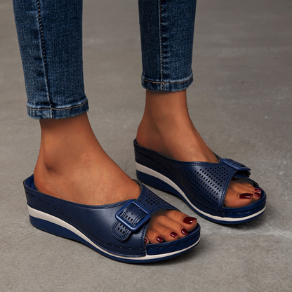 MW | Offene Zehe Plattform Freizeitschuhe