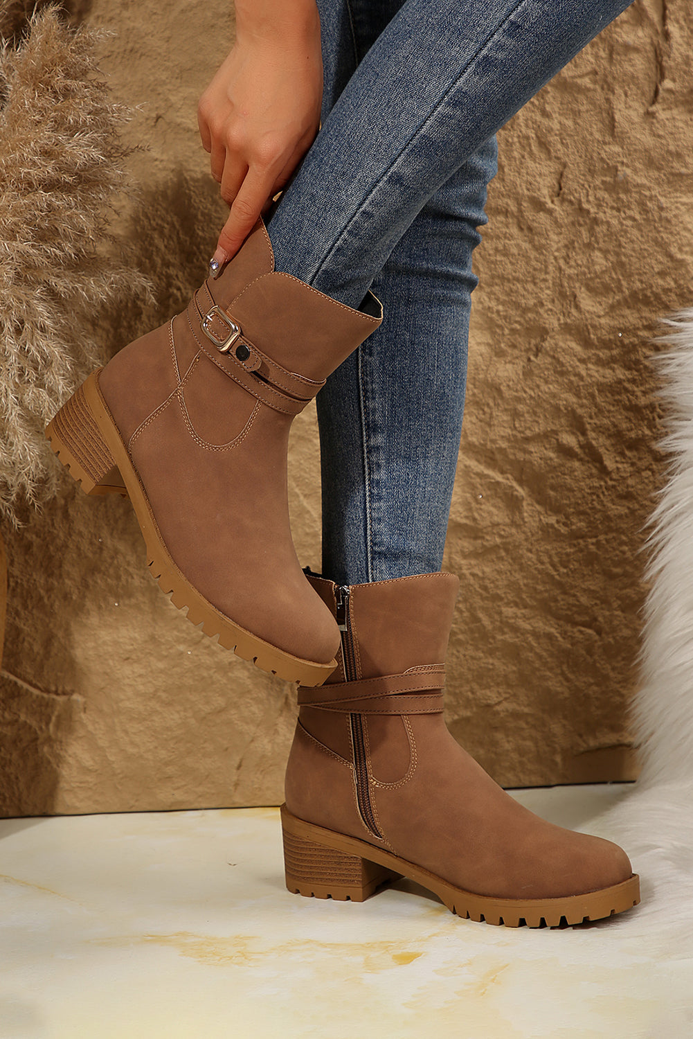 Vintage inspirierte Orthopädische Stiefel