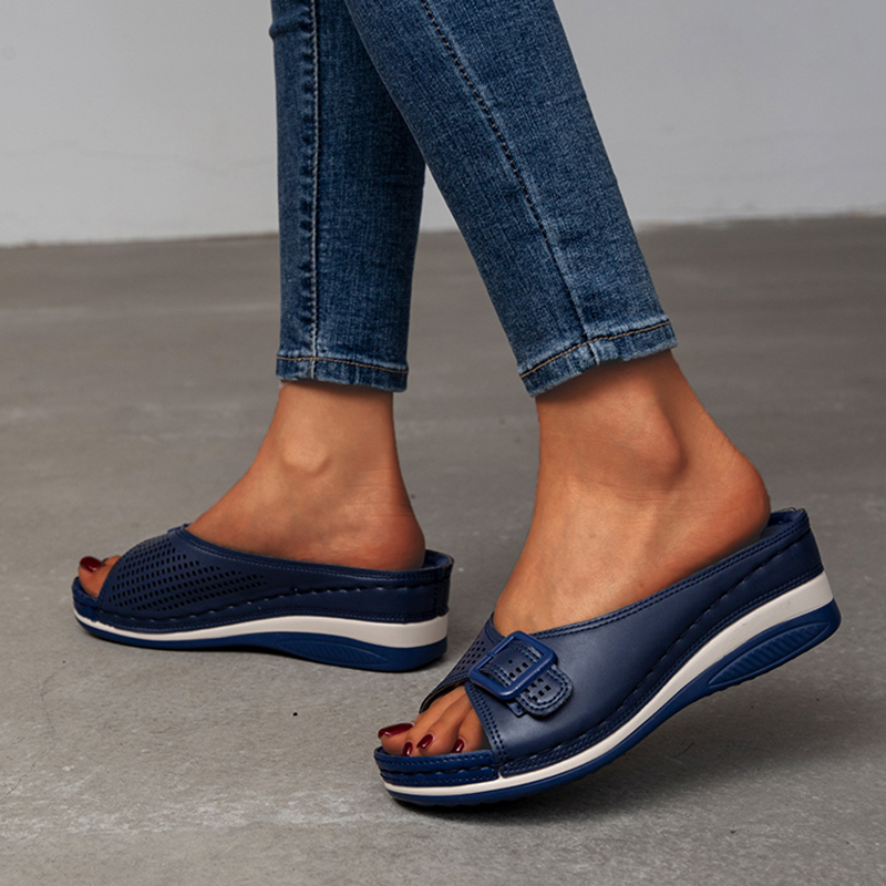 MW | Offene Zehe Plattform Freizeitschuhe