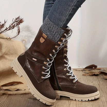 Vintage inspirierte Orthopädische Stiefel