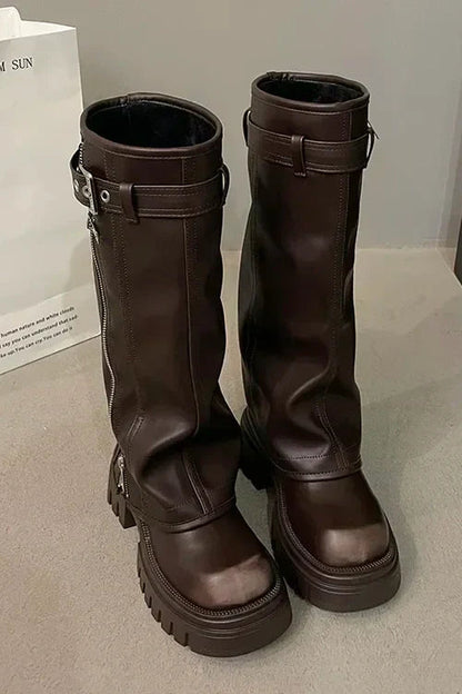 Klassische Orthopädische Stiefel mit zeitlosem Stil