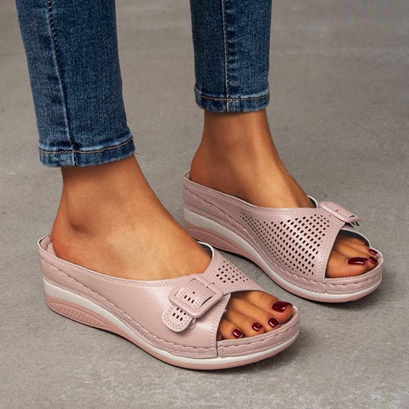 MW | Offene Zehe Plattform Freizeitschuhe