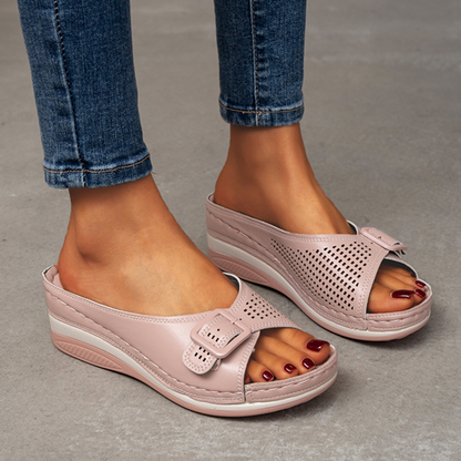 MW | Offene Zehe Plattform Freizeitschuhe