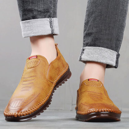 MW | Casual Slip-On Schuhe aus weichem Leder für Männer