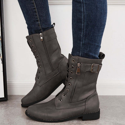Vintage inspirierte Orthopädische Stiefel