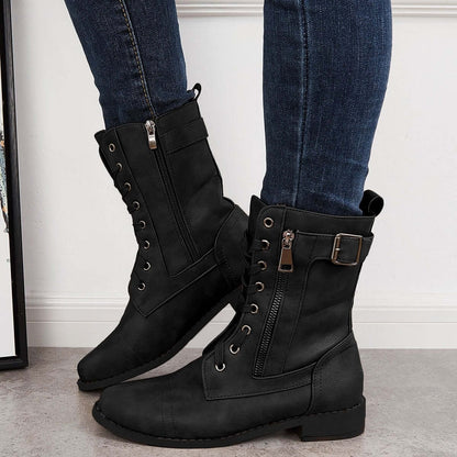 Vintage inspirierte Orthopädische Stiefel