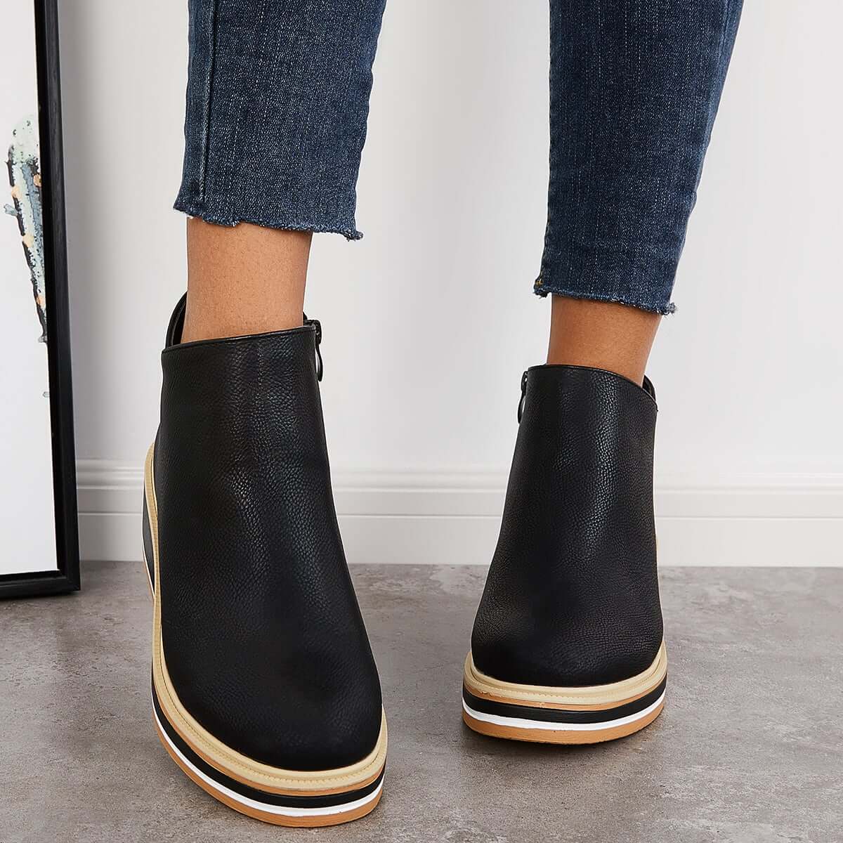 Vintage inspirierte Orthopädische Stiefel